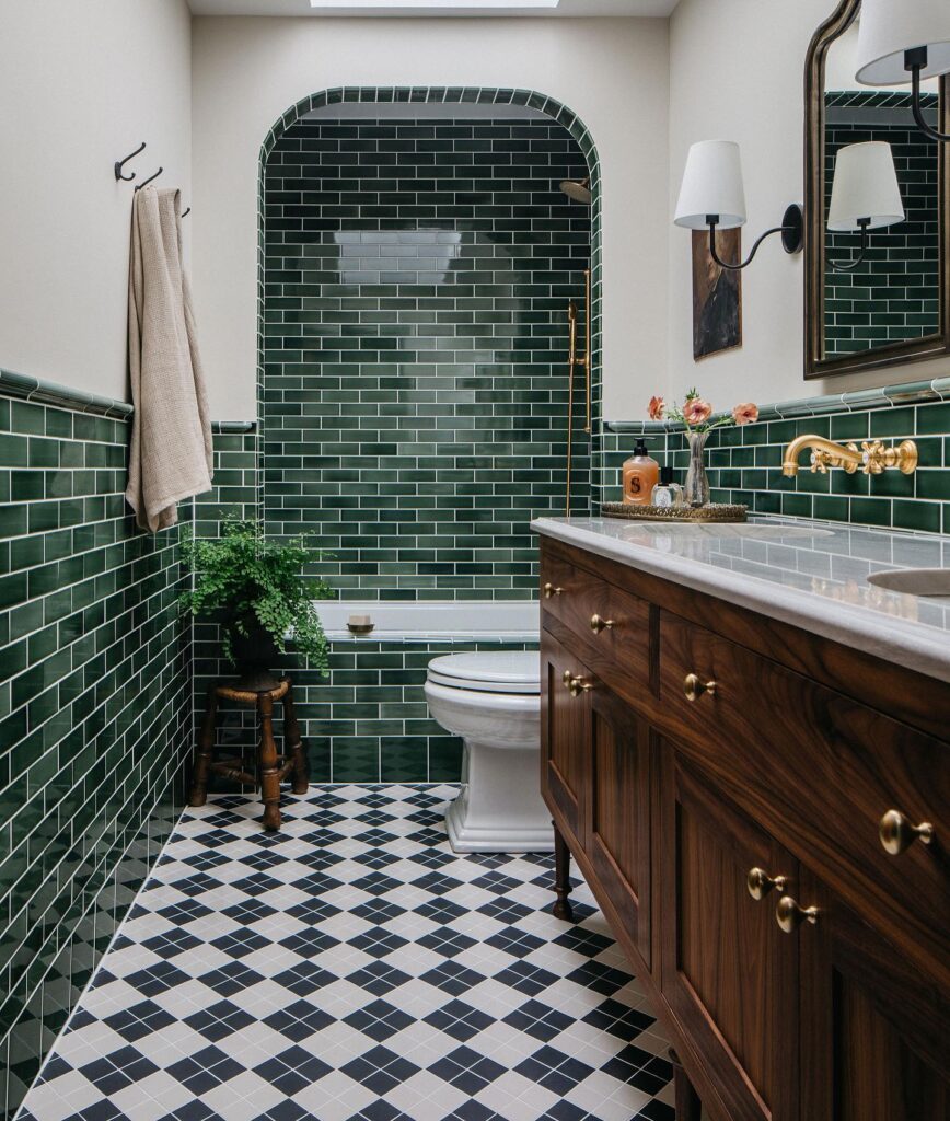 30 Unique And Beautiful Green Bathroom Ideas You Should Try