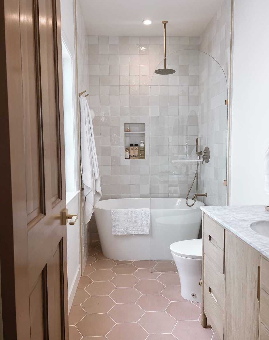 30 Ways To Create A Wonderful Soaking Tub Shower Combo