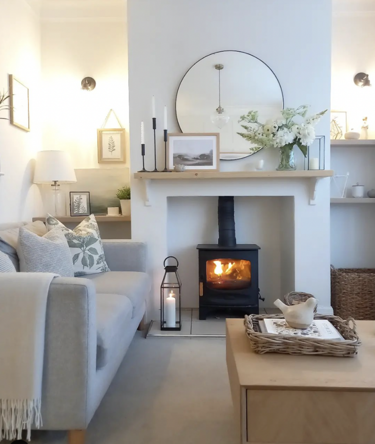 30 Floating Shelves Around Fireplace Ideas for Your Home