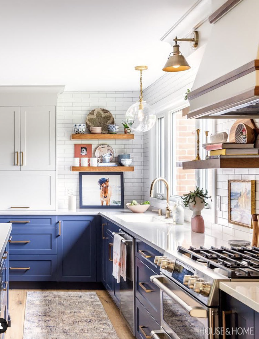 30 Amazing Farmhouse Blue Kitchen To Transform Your Kitchen