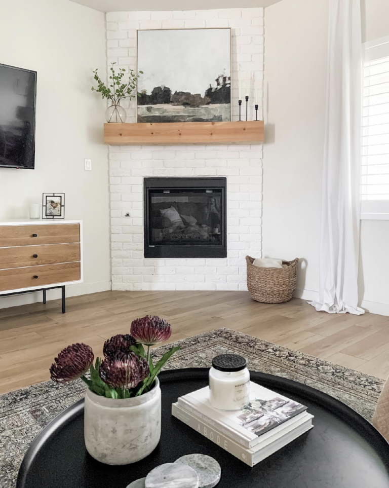 30 Gorgeous White Brick Fireplace Ideas To Update Your Home