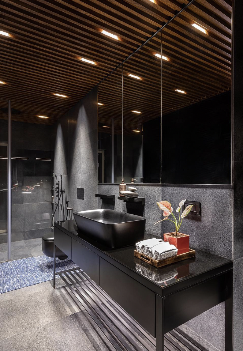 25 Black Countertop Bathrooms Ideas For A Classic Look