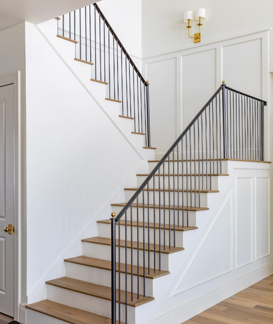 30 Gorgeous Stair Skirt Board Trim Ideas To Protect Your Walls