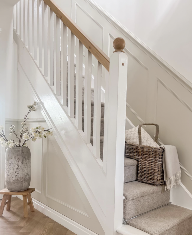 30 Gorgeous Stair Skirt Board Trim Ideas To Protect Your Walls