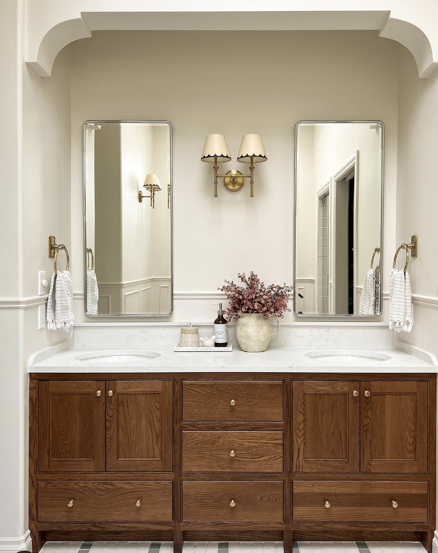 30 Gorgeous Natural Wood Bathroom Vanity Ideas For An Earthy Vibe