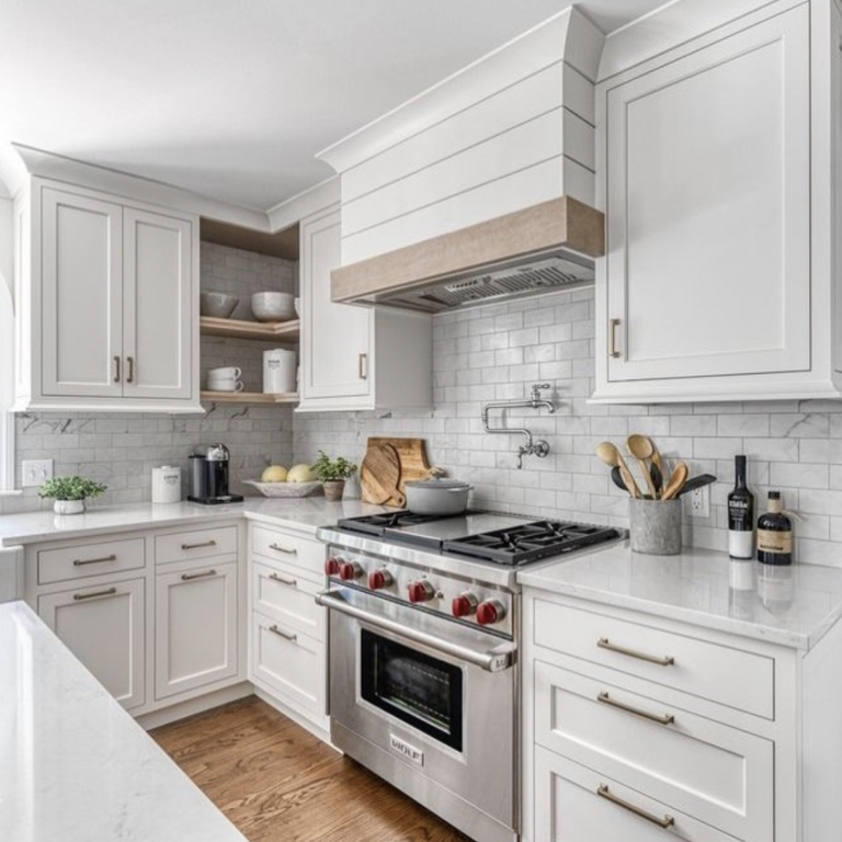 35 Stunning Off-White Kitchen Cabinets For A Spacious Look