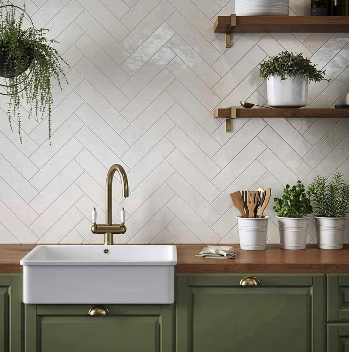 35 Amazing Herringbone Backsplash Ideas To Transform Your Kitchen