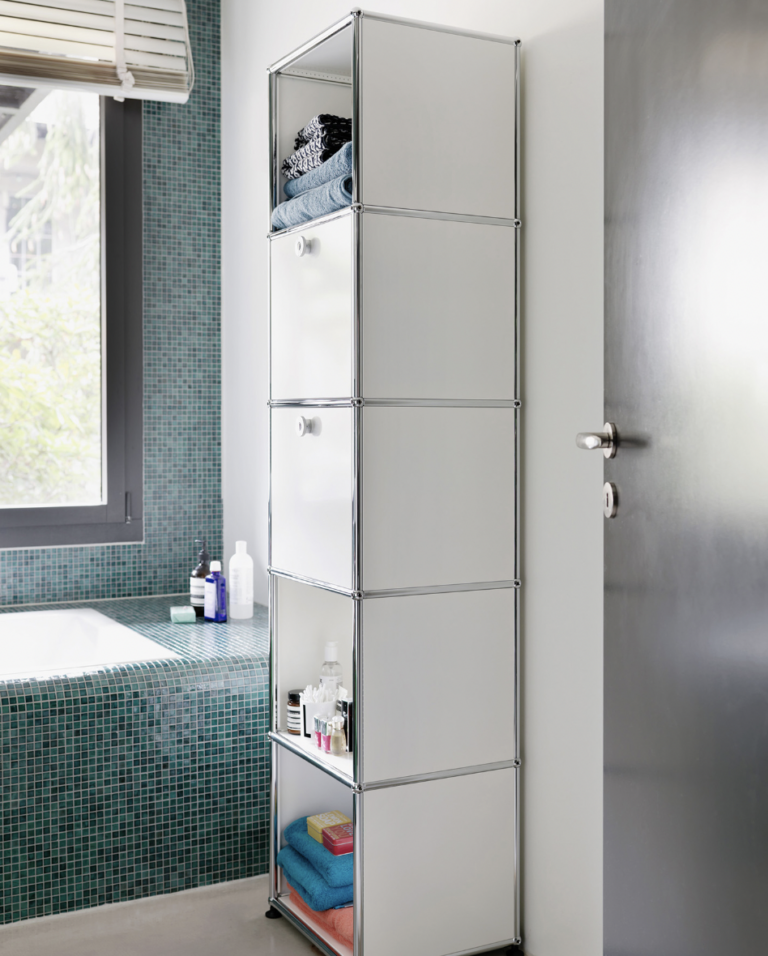 25 Bathroom Shelves For Towels Ideas To Get Organised