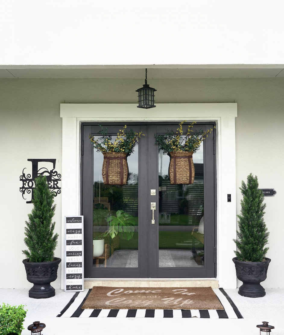 30 Amazing Farmhouse Double Front Doors For A Rustic Vibe