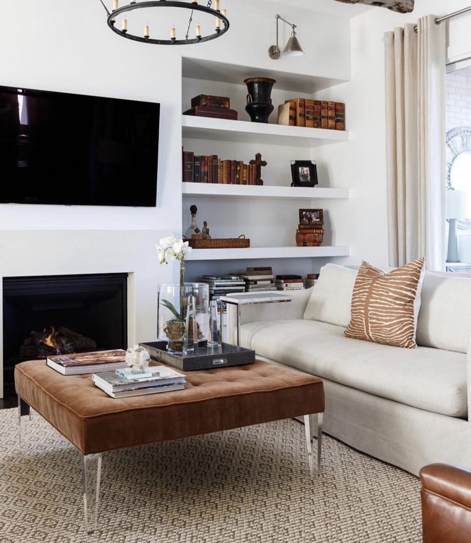 33 Stylish Ottoman Decorating Ideas for Your Living Room
