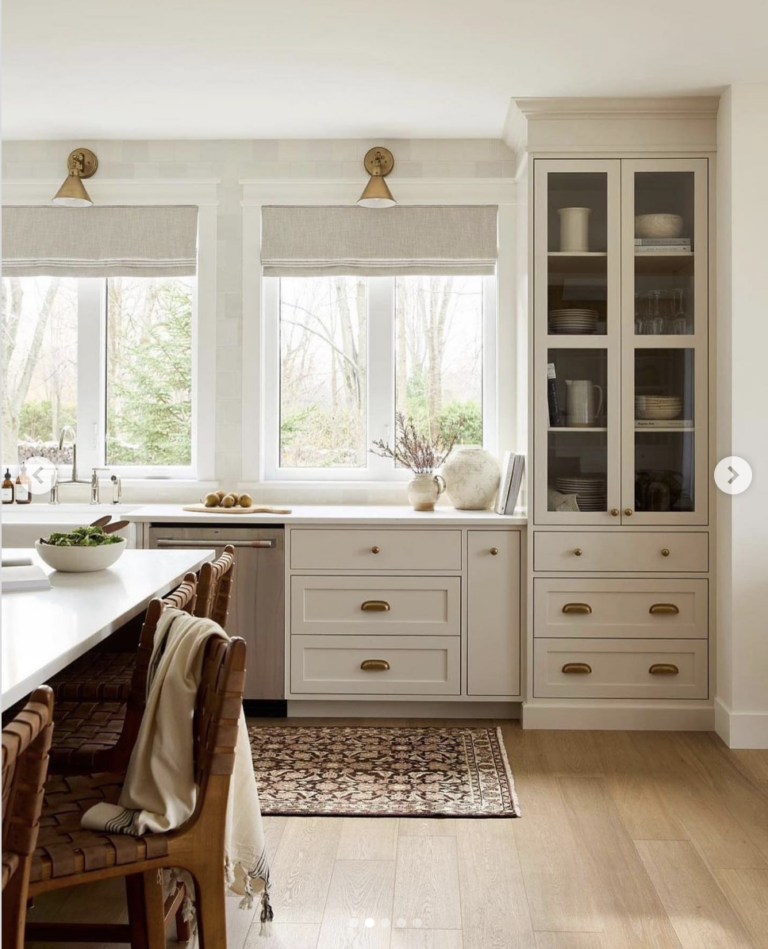 24 Beige Kitchen Cabinets That Are The New White