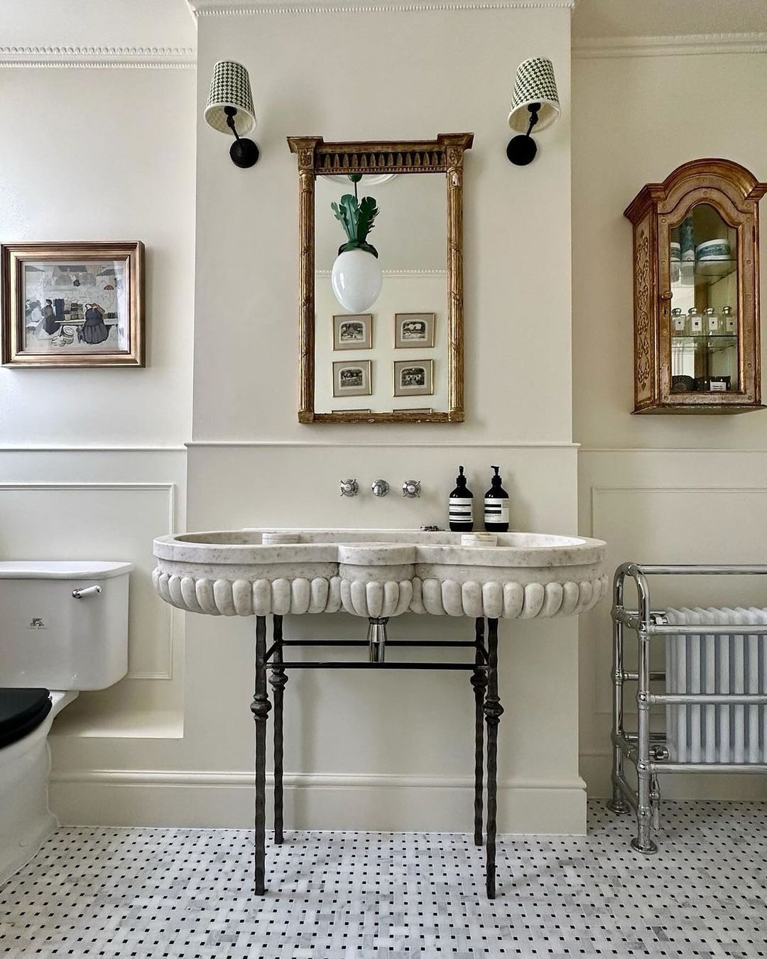 Classic Elegance with Sculptural Basin
