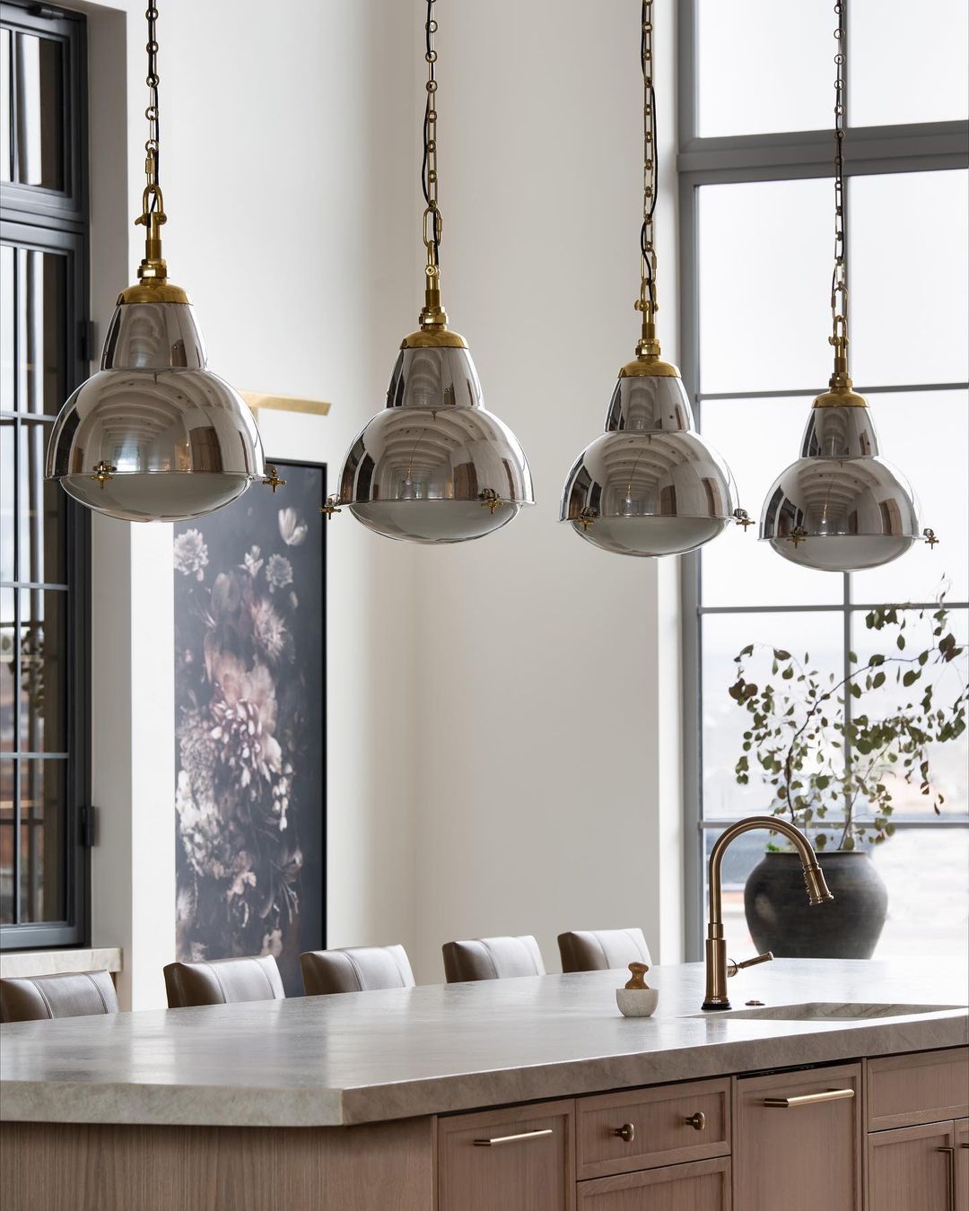 Modern Vintage: Dome Pendants and Classic Elegance