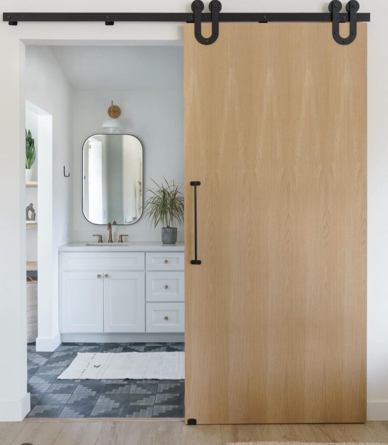 20 Rustic Bathroom Barn Door Ideas You Will Love