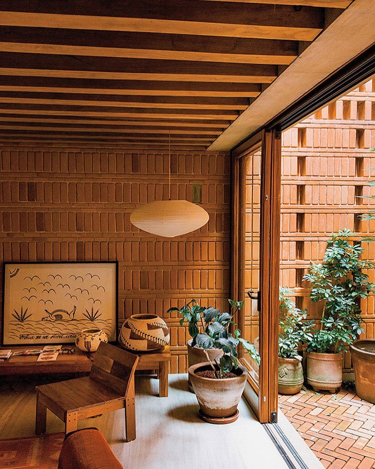 Mid-Century Meets Mexican Courtyard