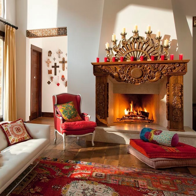 Regal Mexican Fireplace