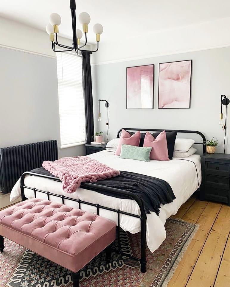 Minimalism with Pink Accents