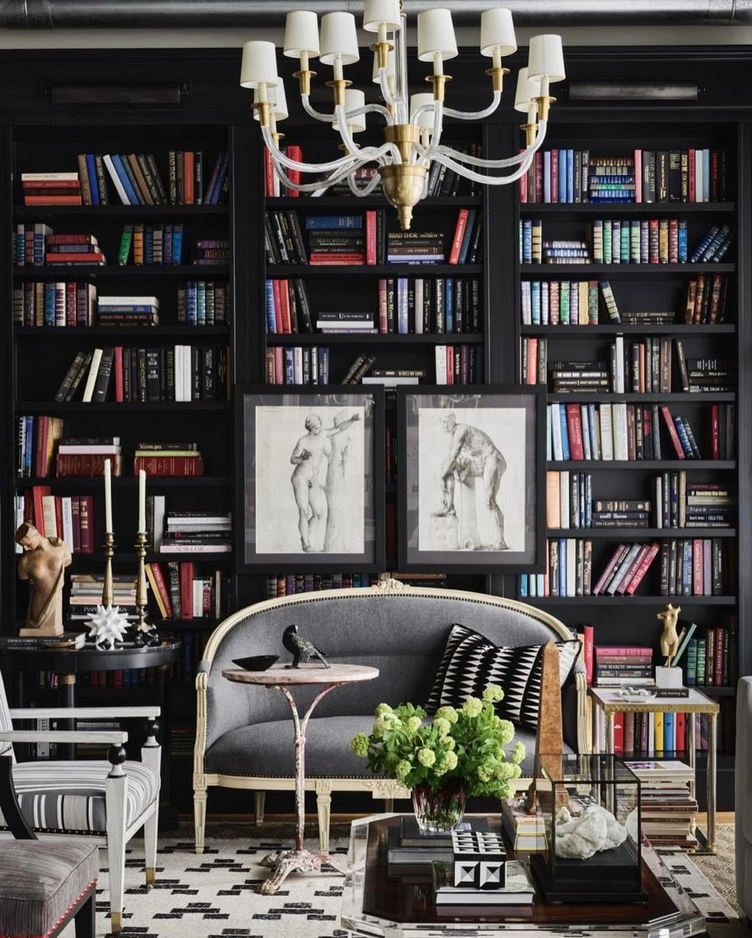 Monochrome Elegance with a Literary Flair