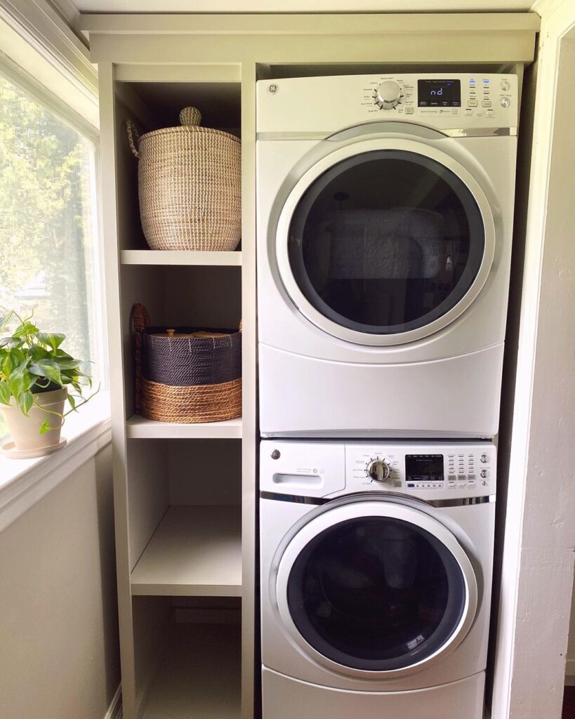 15 Functional Stackable Laundry Room Ideas