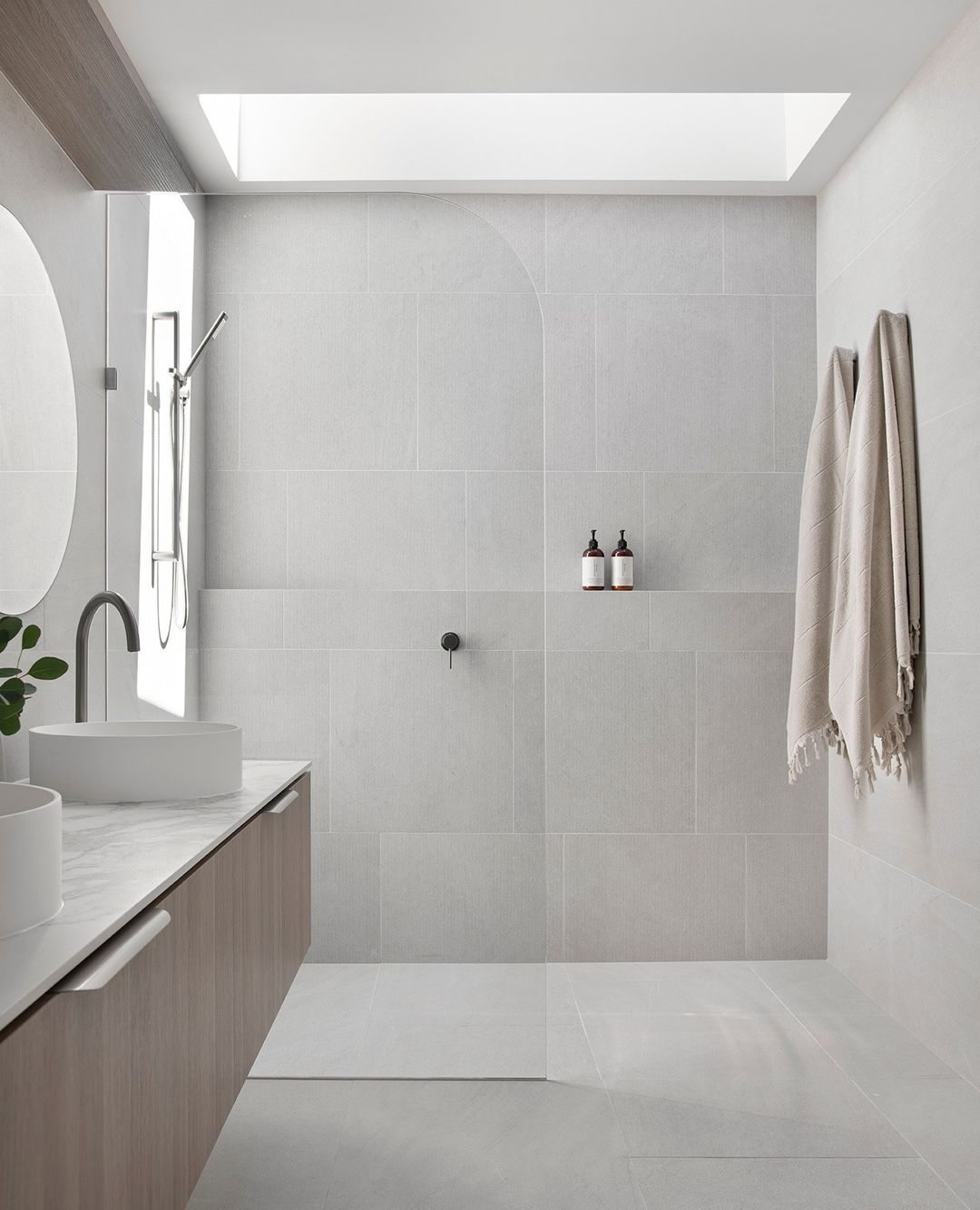 Sleek Simplicity Bathroom Tiles