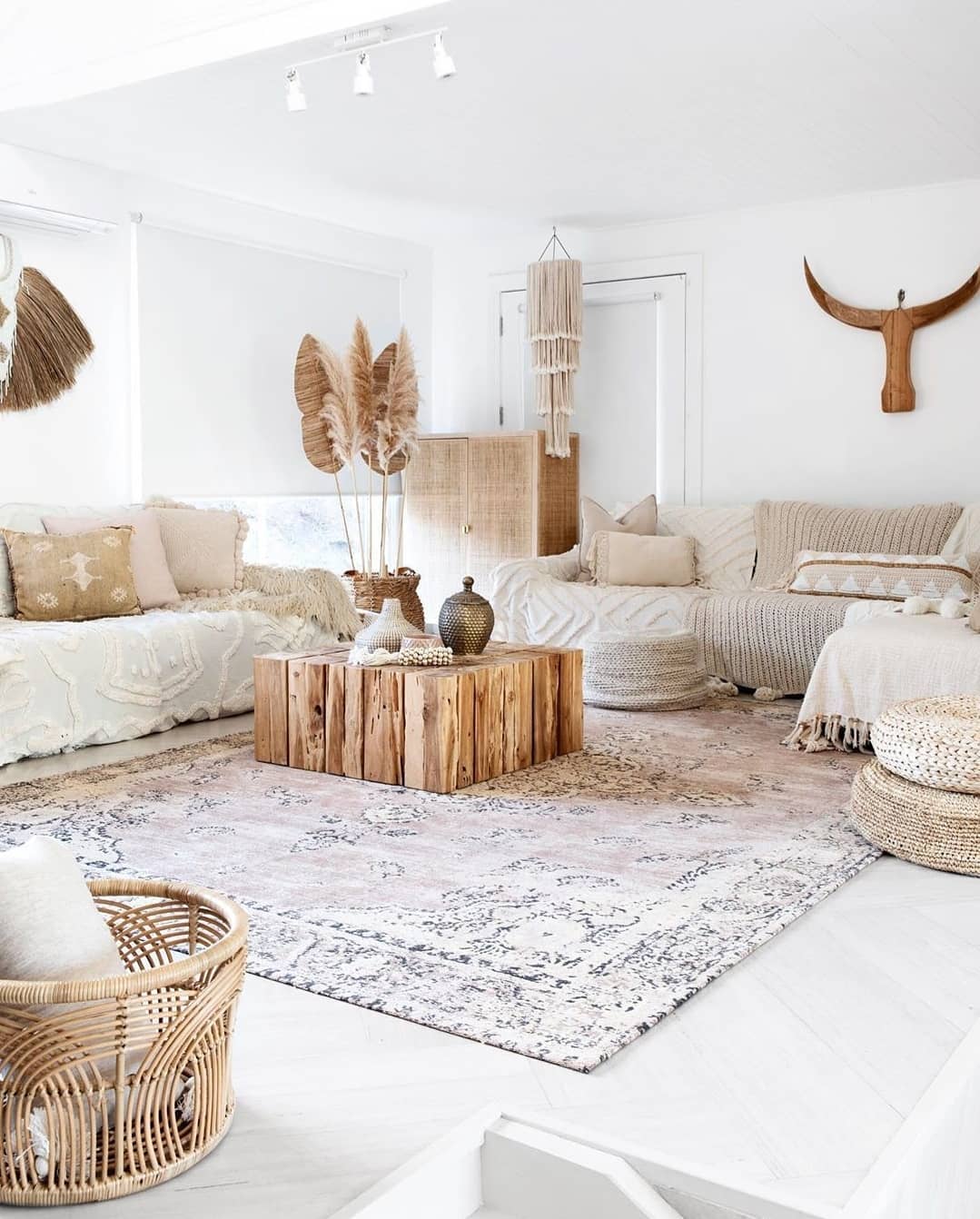 Boho Bliss on a Pale Grey Canvas