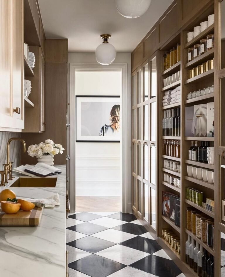 20 Stylish Yet Functional Full Wall Pantry Ideas You Need To See