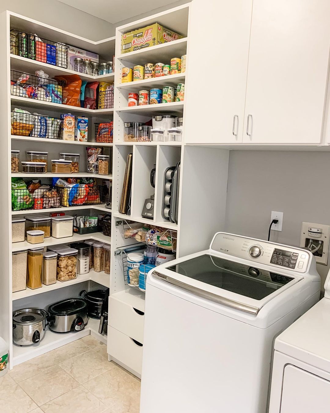 Laundry and Pantry Combination