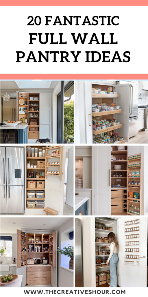 20 Stylish Yet Functional Full Wall Pantry Ideas You Need To See