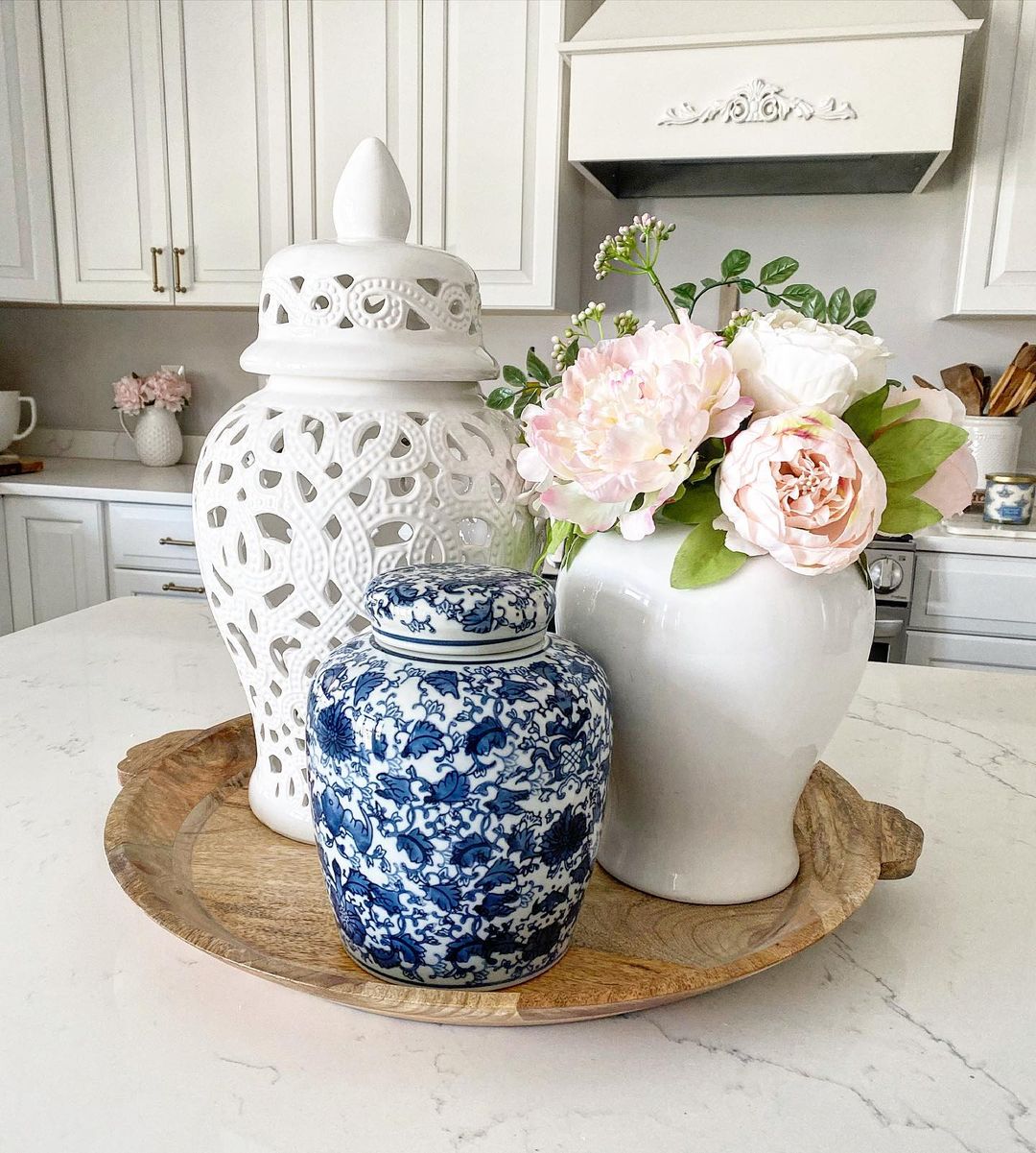 Timeless Elegance with Ceramics and Blooms