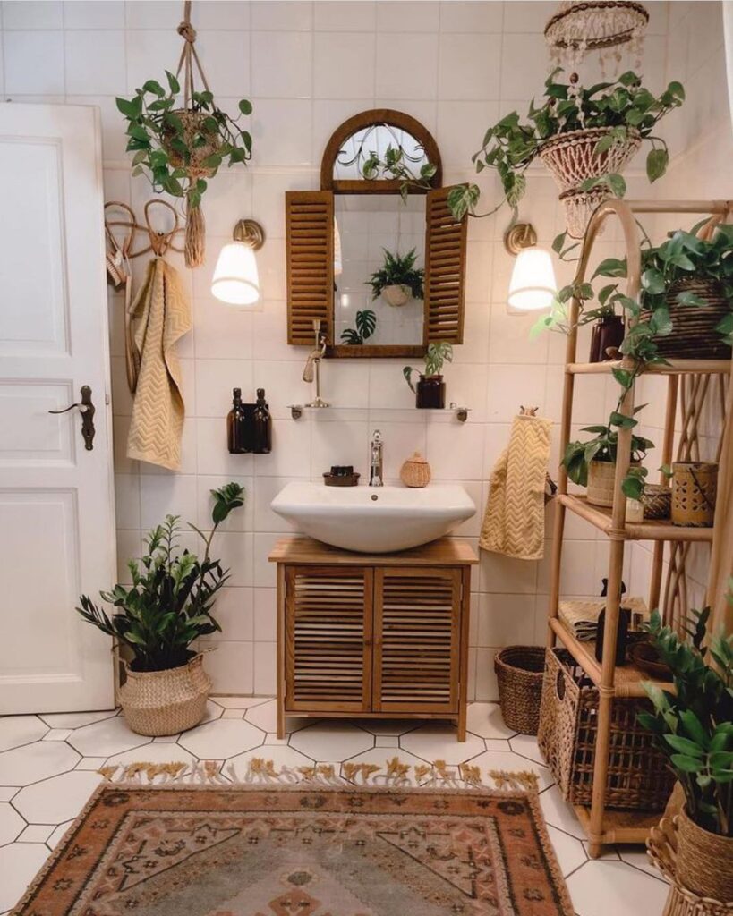 33 Beautiful And Chic Boho Bathroom Ideas You Will Love
