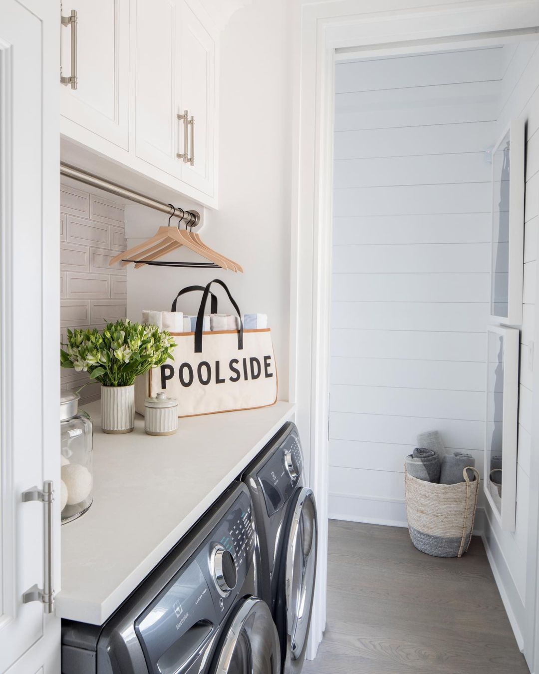 Poolside Prep in Luxurious Laundry Room