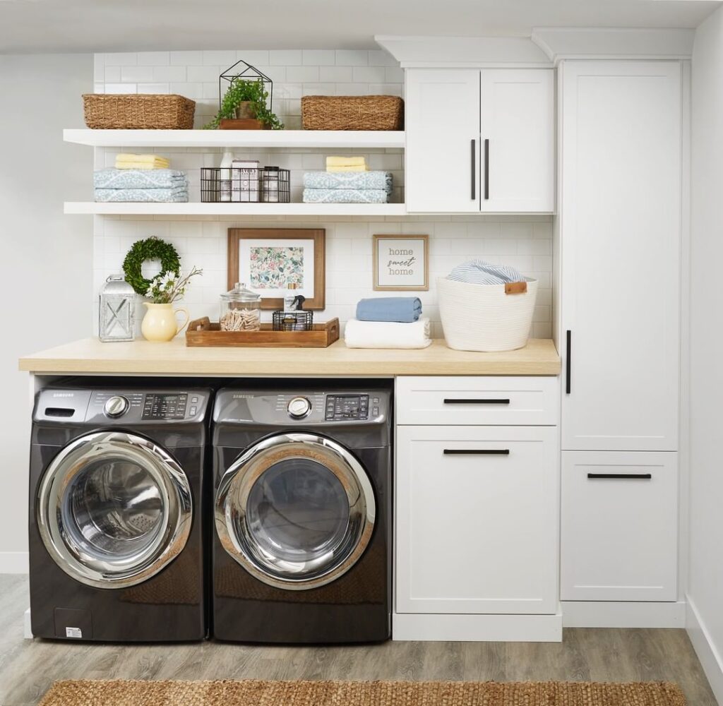 23 Unique And Beautiful Washer Dryer Countertop Ideas You Will Love