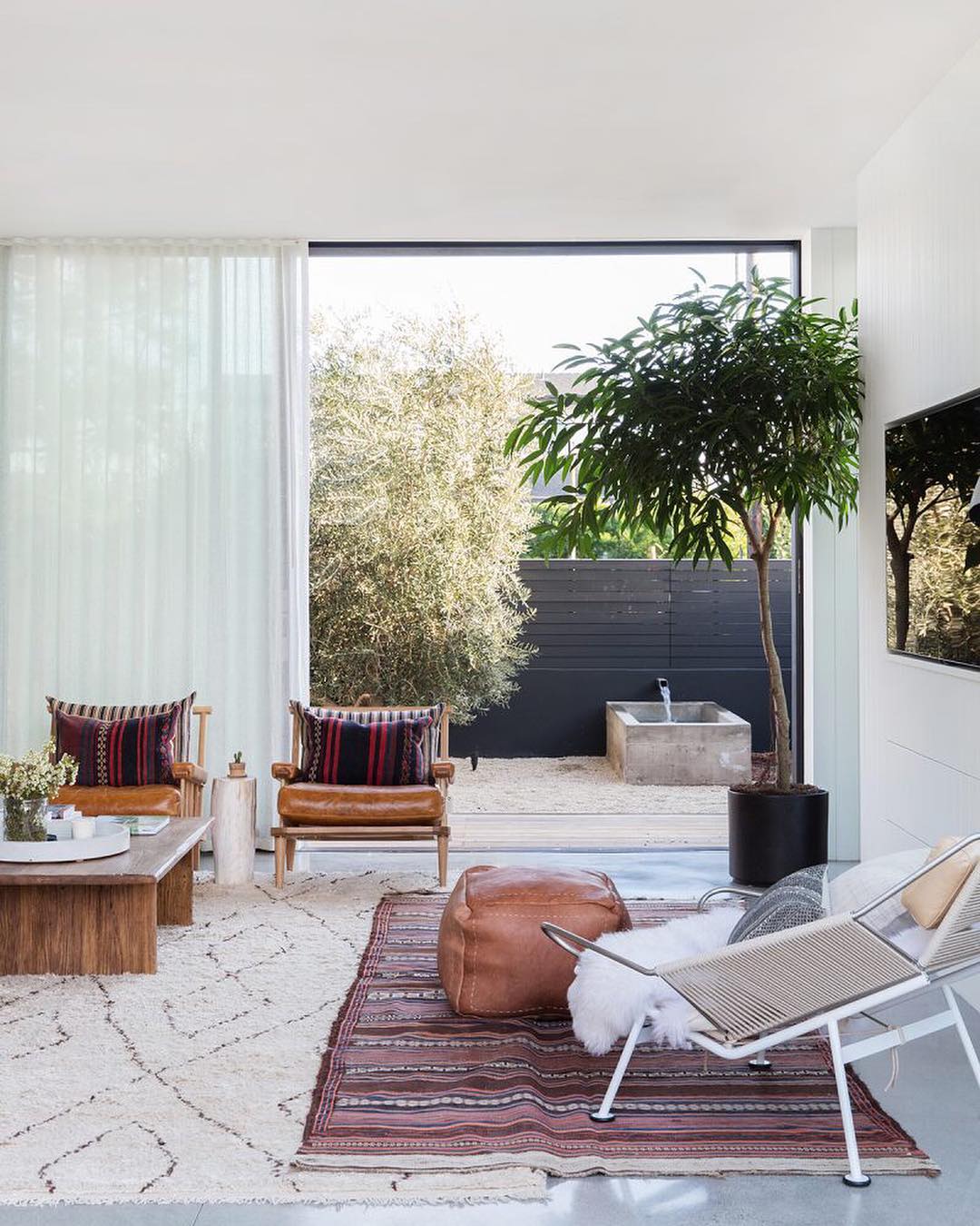 Sleek Modernity Meets Outdoor Elements