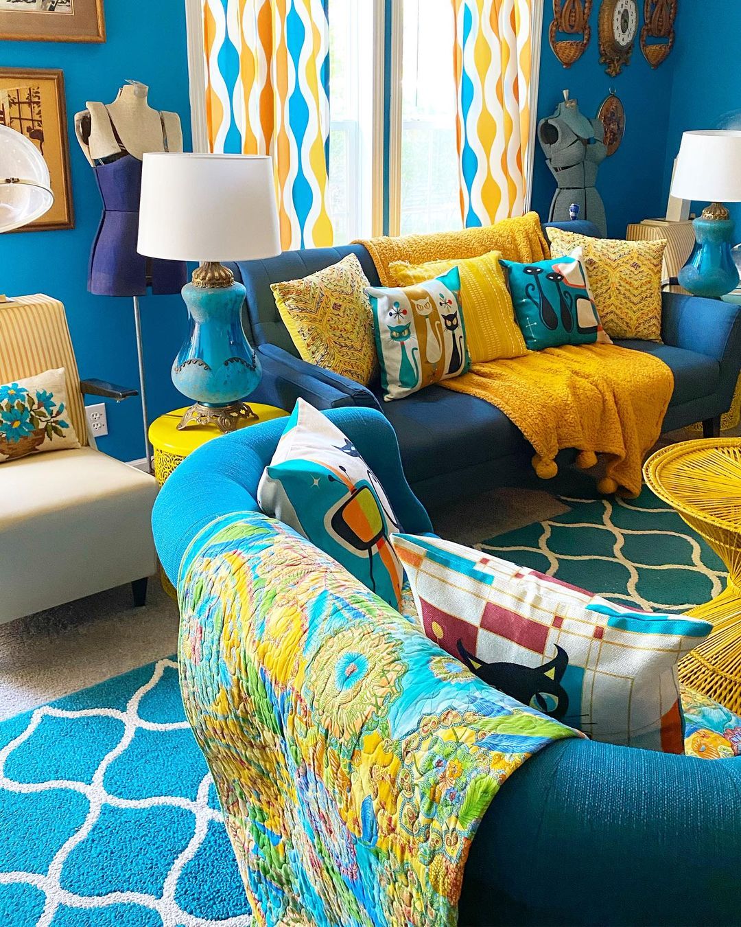 Bold and Blue Creative Haven