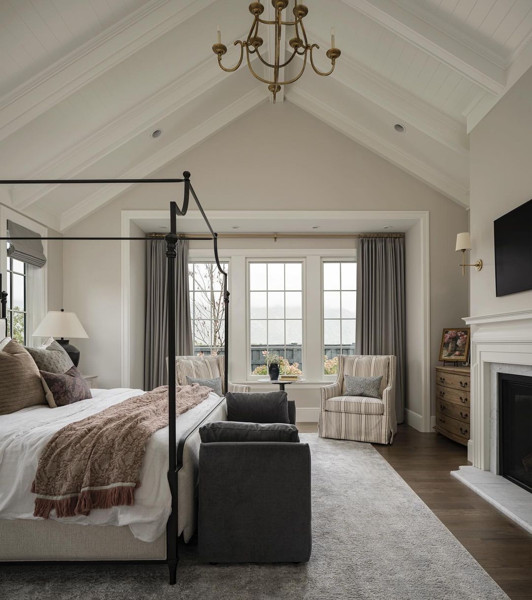 Classic Chair in a Luxurious Bedroom