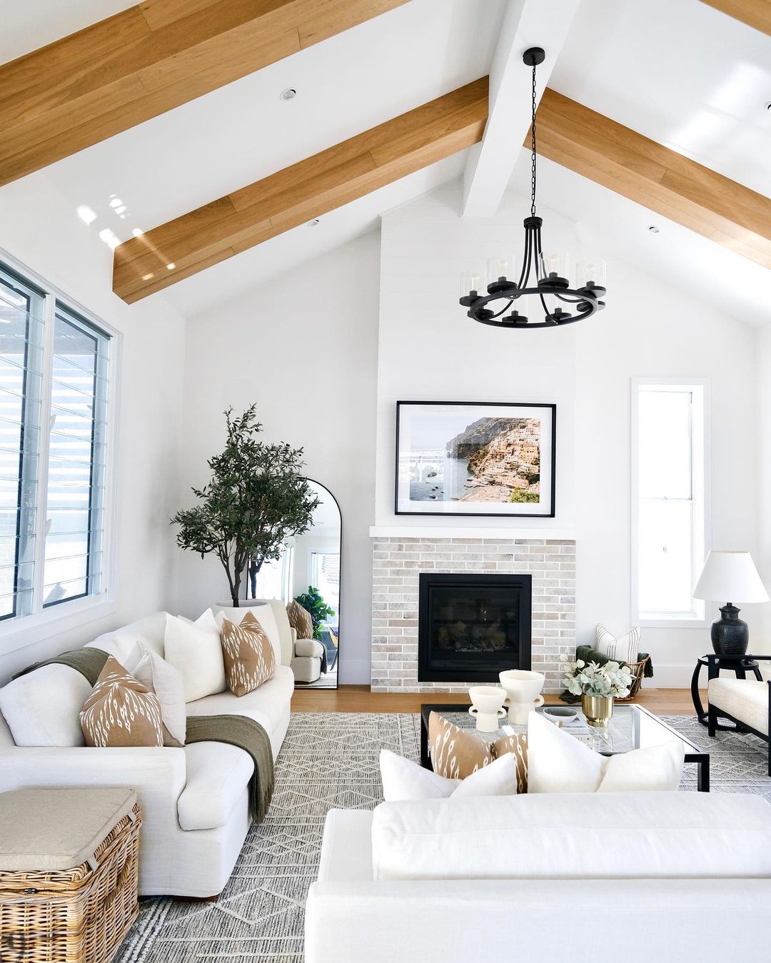 Blended Cathedral Ceiling with Homely Touches