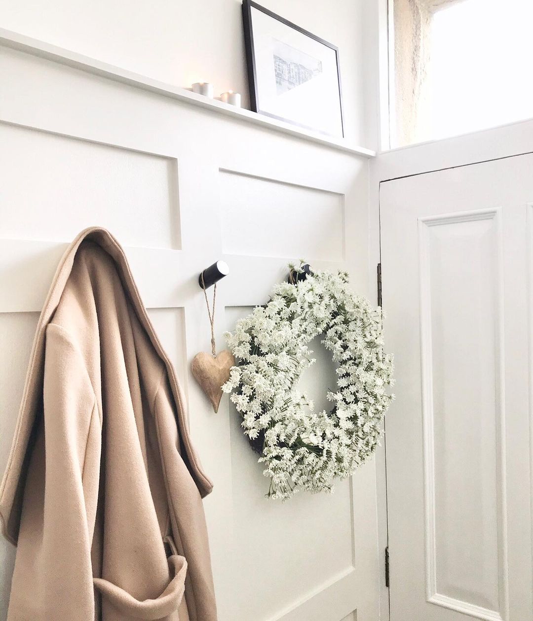 Festive and Warm Winter Entryway