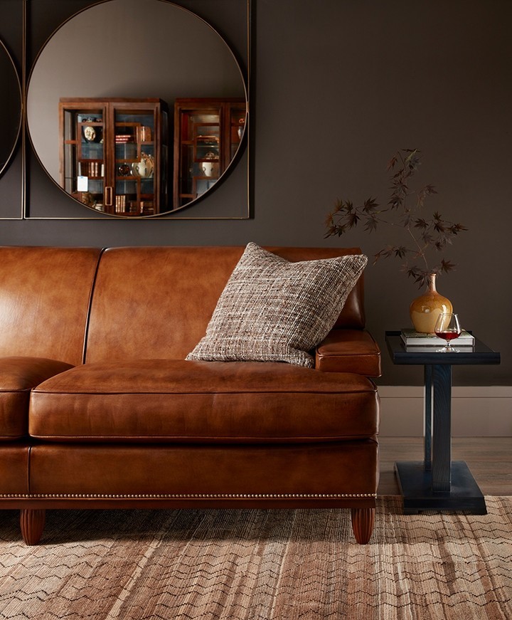 Sophisticated Solitude with a Leather Touch