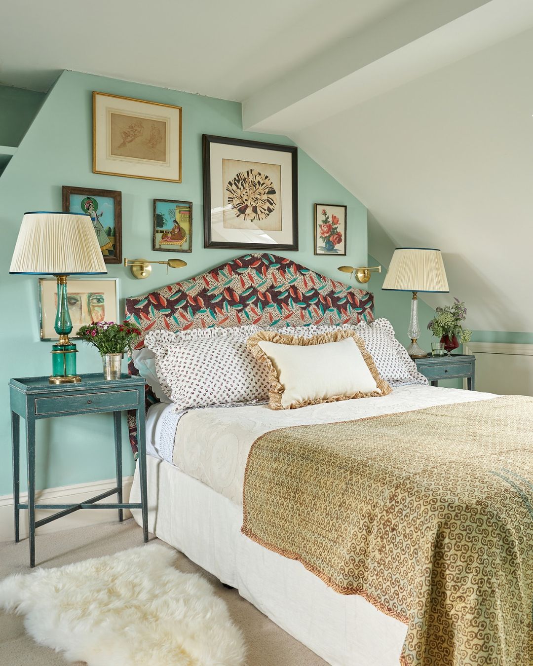 Eclectic Elegance: Merging Patterns and Pastels in the Attic