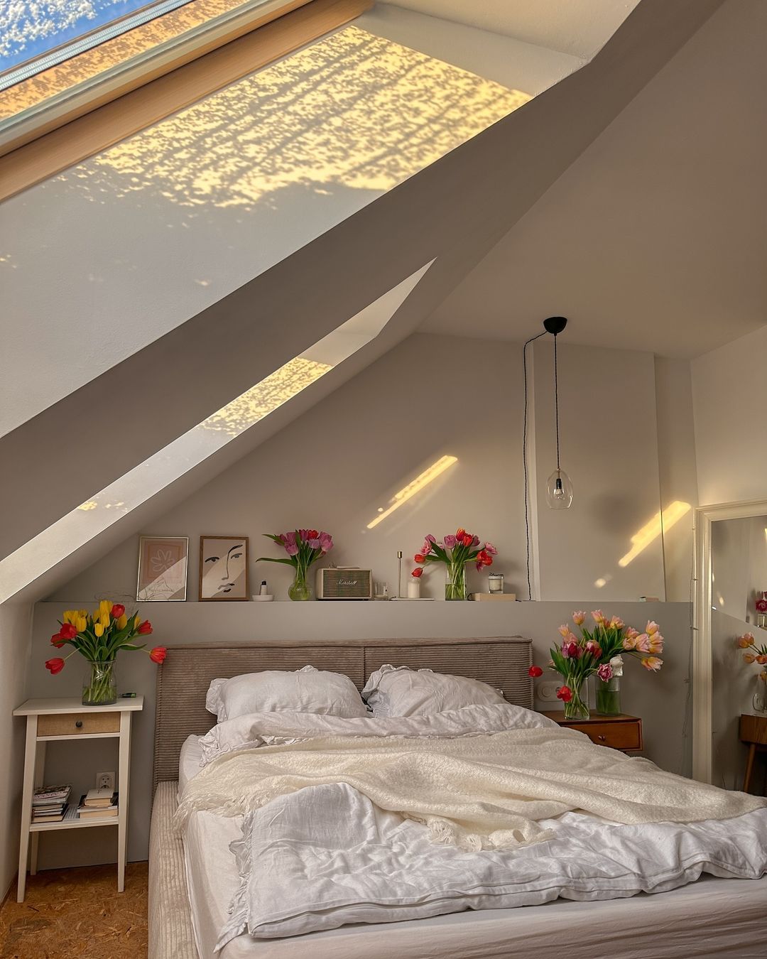 Skylight Serenity: Brightening Up Your Attic Bedroom