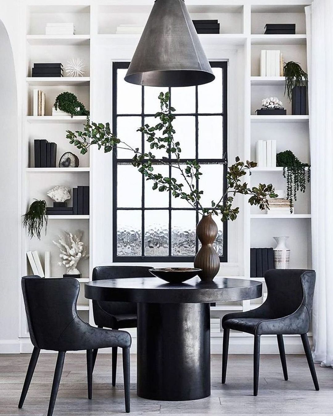 Modern Monochrome with a Verdant Twist