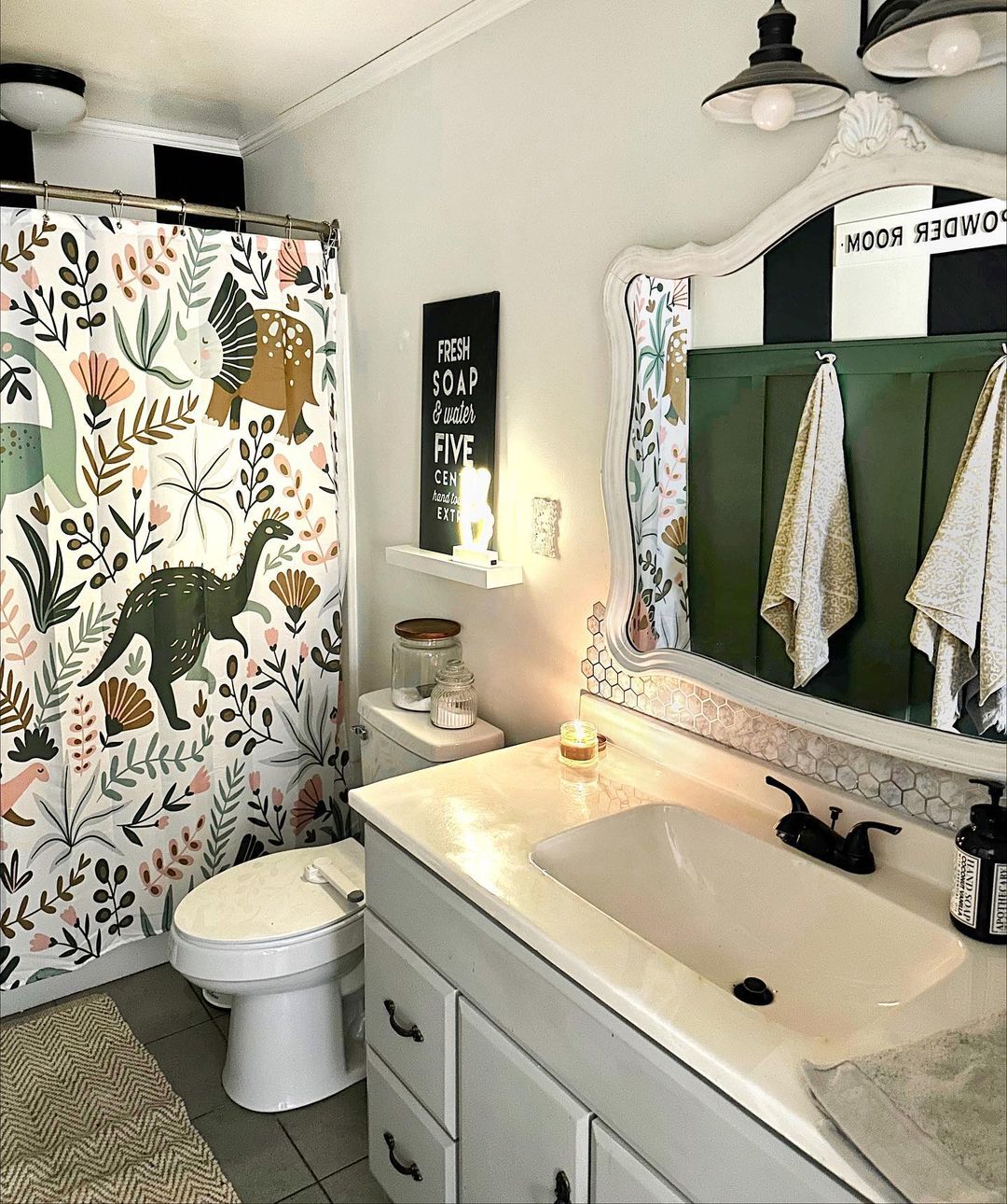 Whimsical Woodland Retreat Kids Bathroom