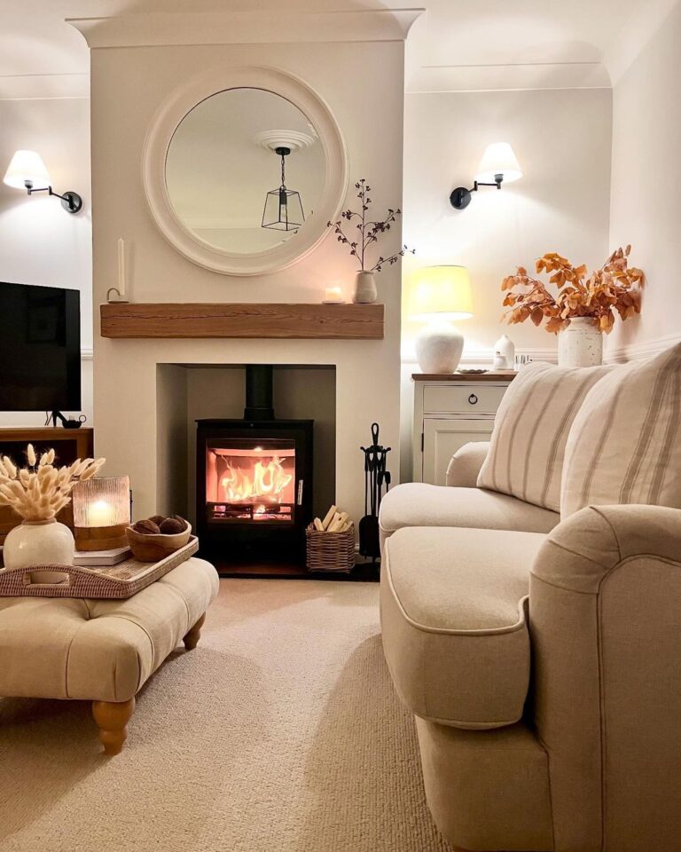 30 Cozy Fireplace Seating Ideas You Should Have A Look At