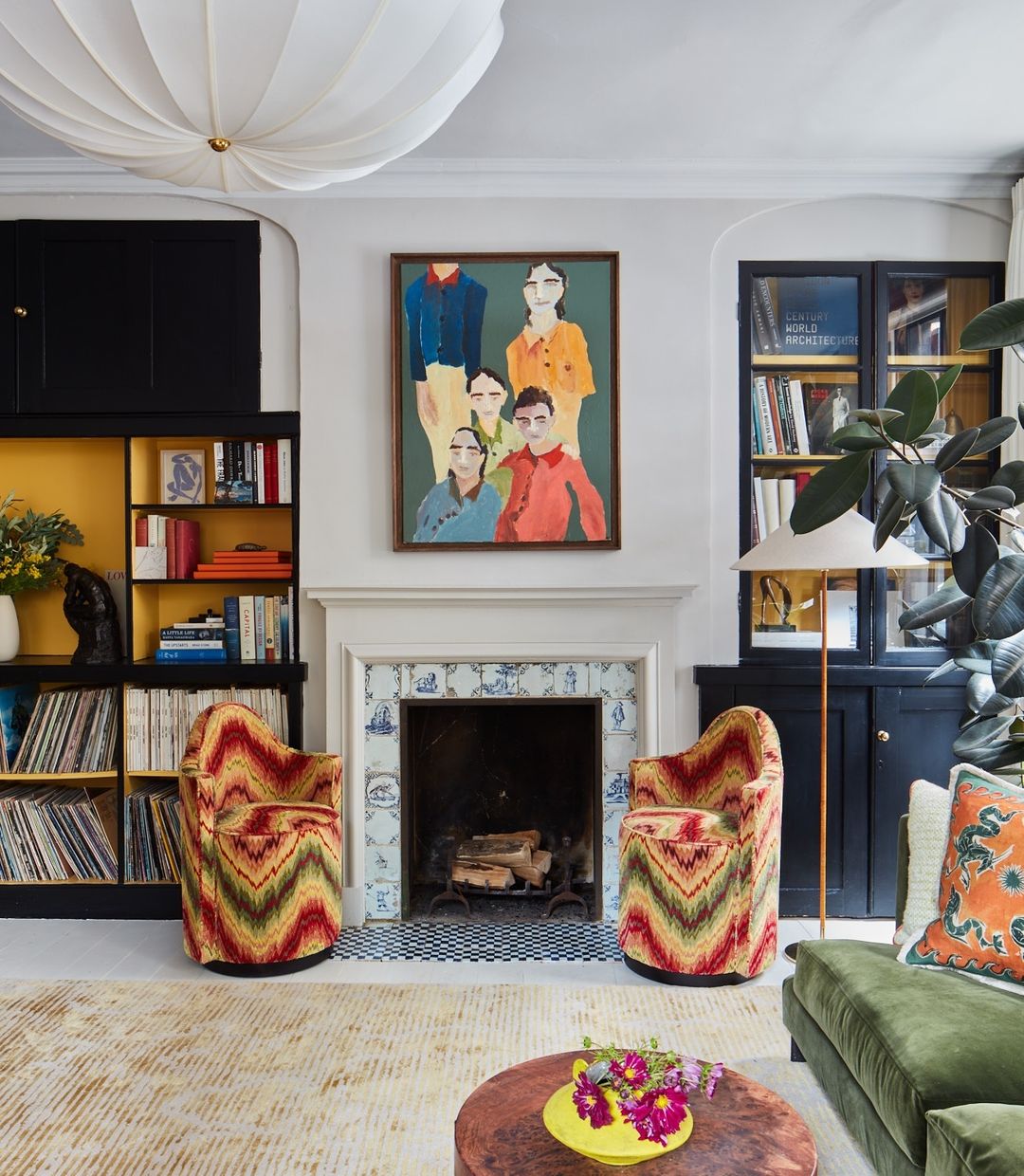 Eclectic Vibrance by the Hearth