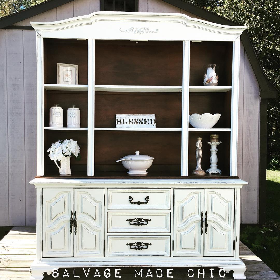 Farmhouse Flair Open Hutch