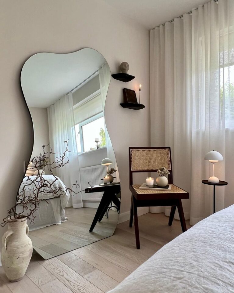 25 Beautiful Bedroom floor mirror Ideas You Will Love