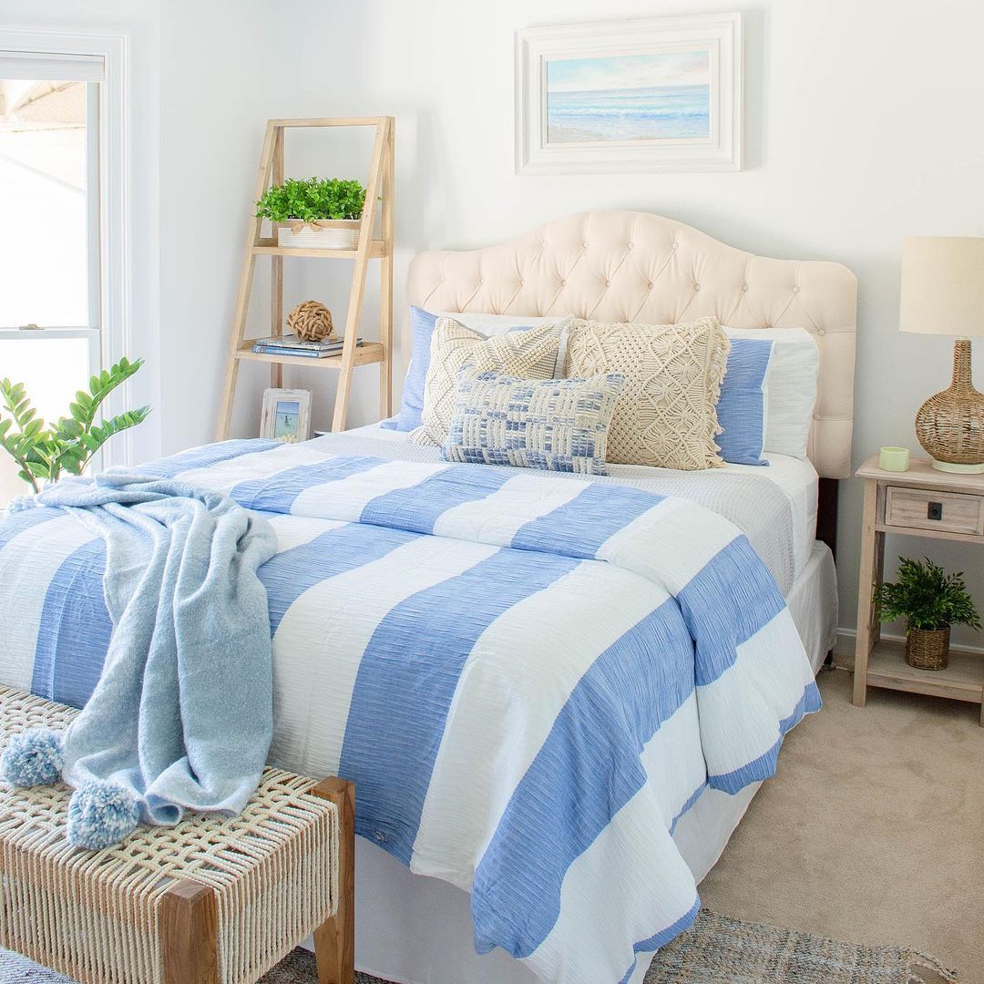 Incorporate Bold Stripes and Beachy Textures