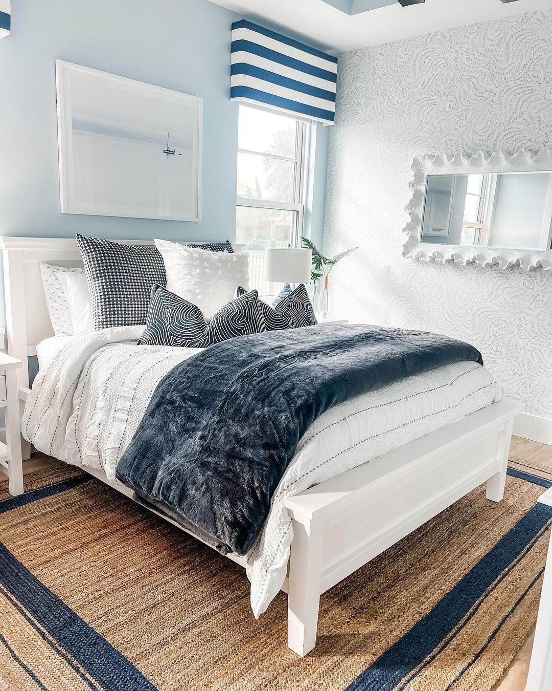 Blend Nautical Patterns with Cozy Textures