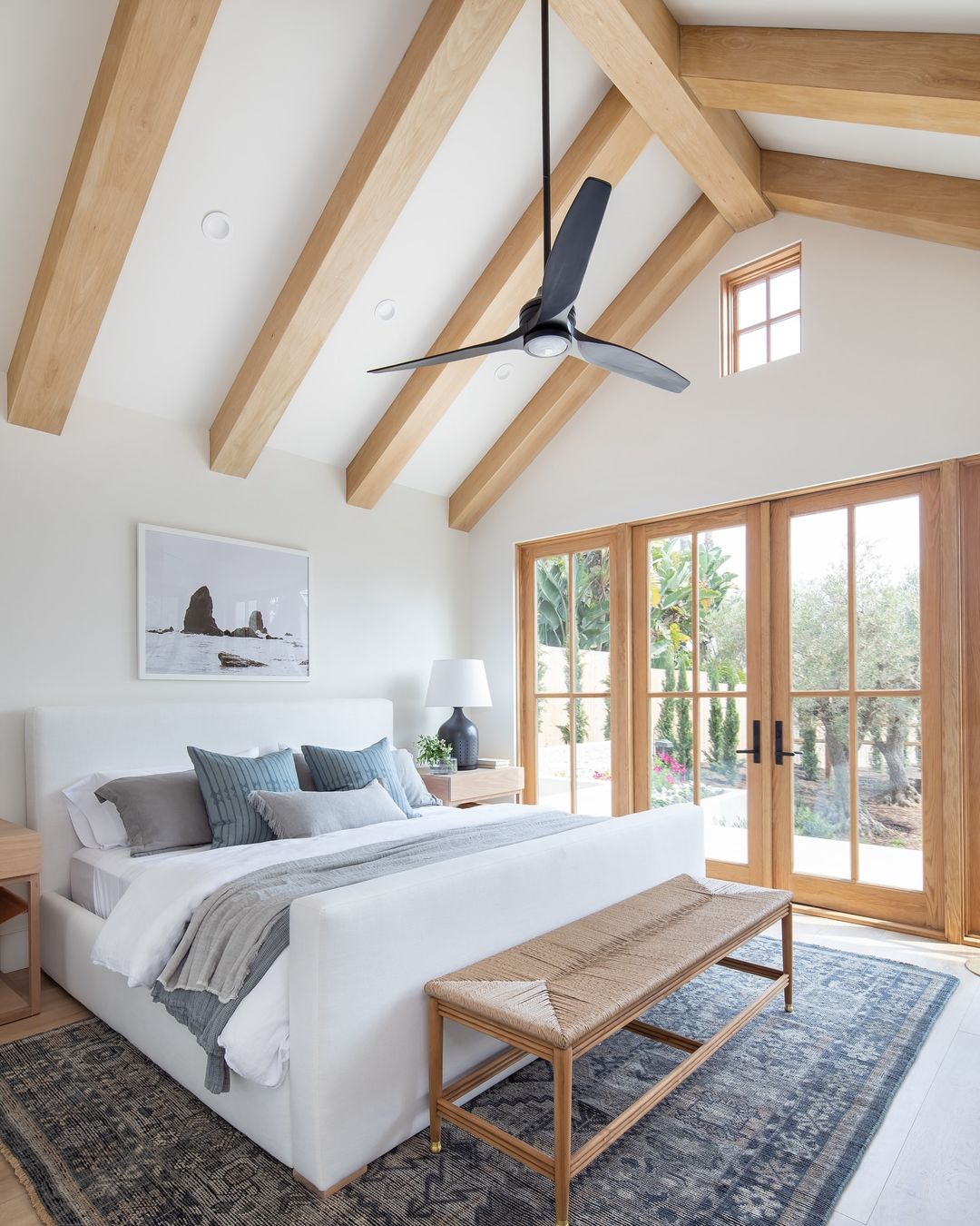 Use Exposed Beams and Natural Light for an Airy Retreat