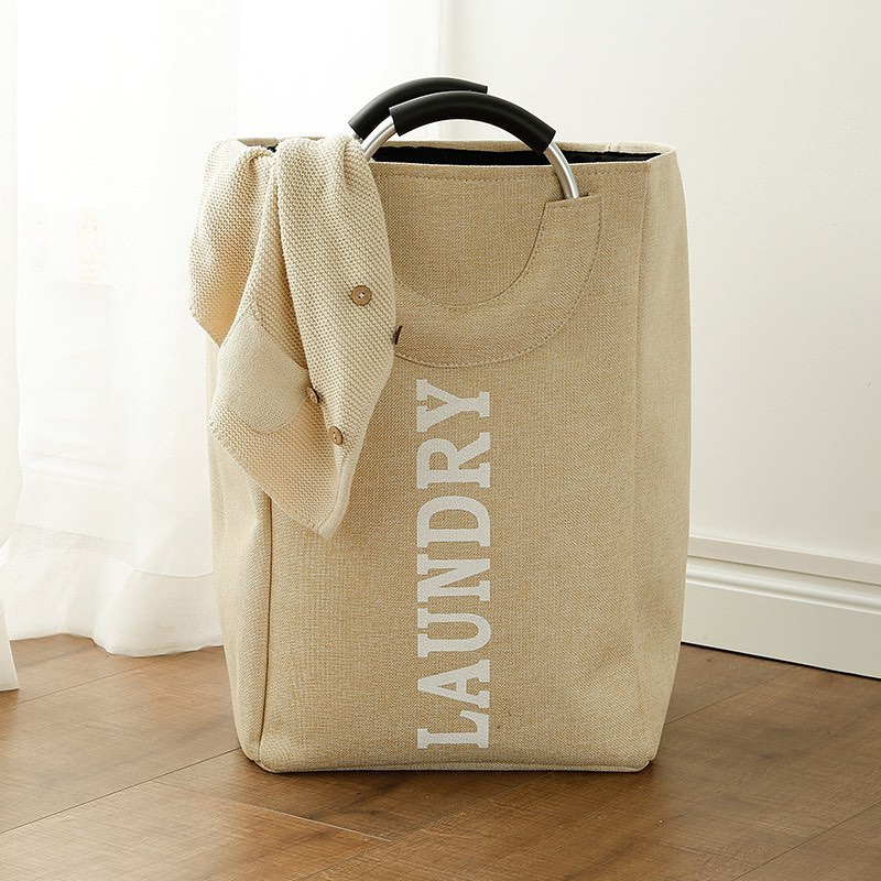 Earthy Tone Canvas Laundry Bag